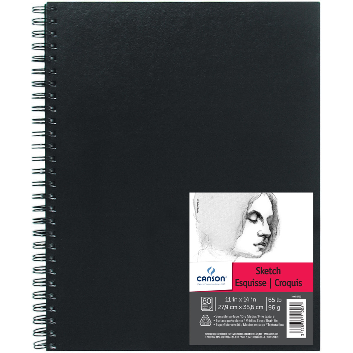 Sketch Bk Wb 11X14 (6) 80Sh