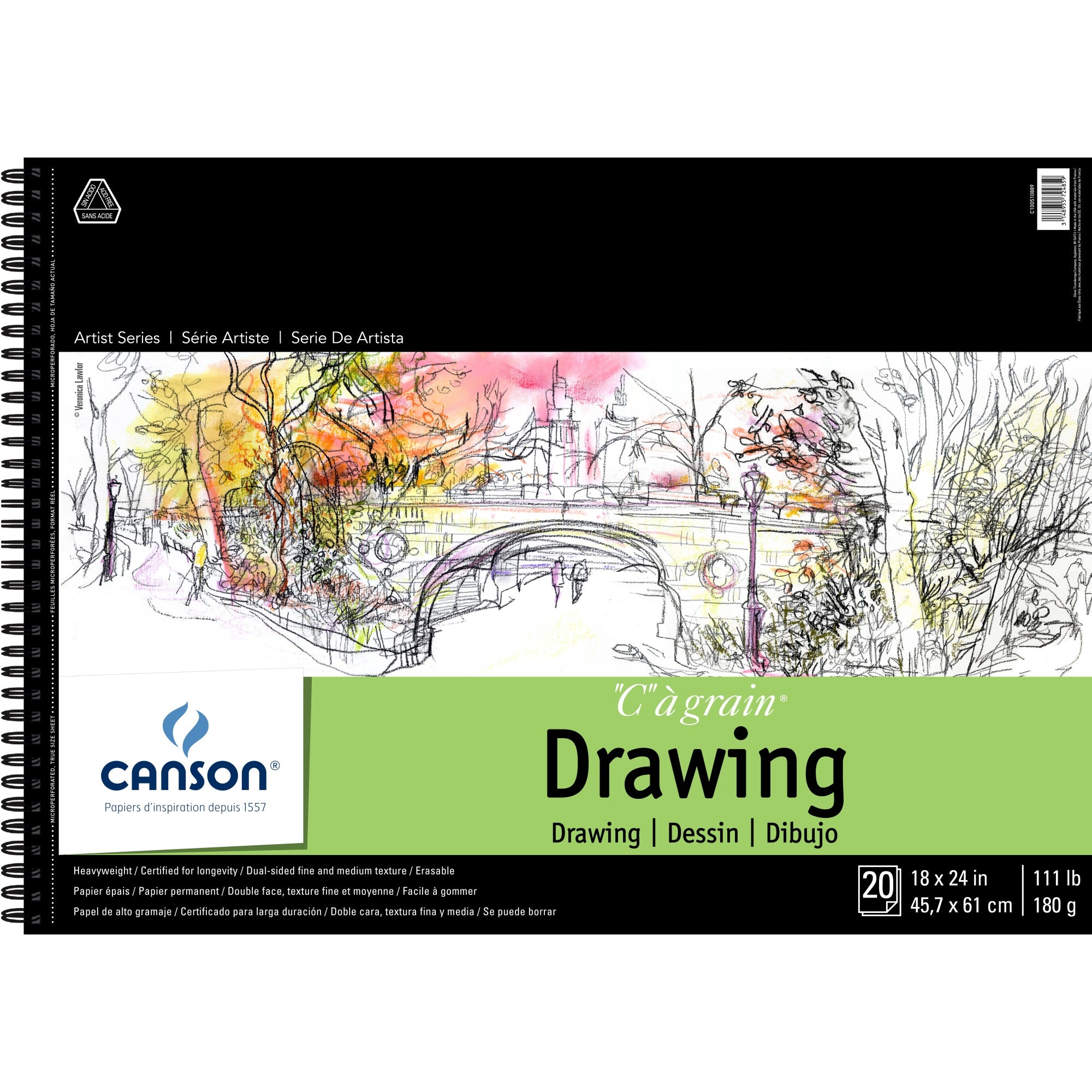 Ca Grain Drawing 18X24  20Sh