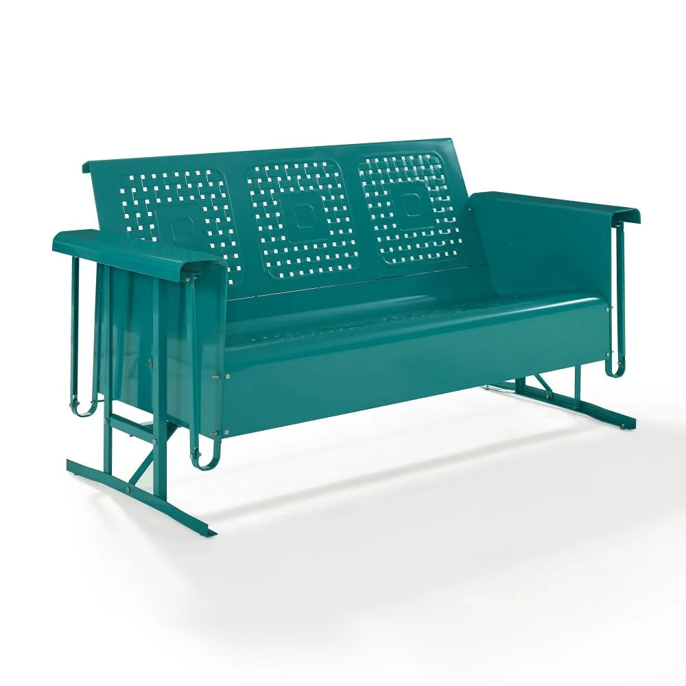 Yardlio Bates Sofa Glider: Ultimate Relaxation, Durable Steel, Vintage Charm, Smooth Gliding