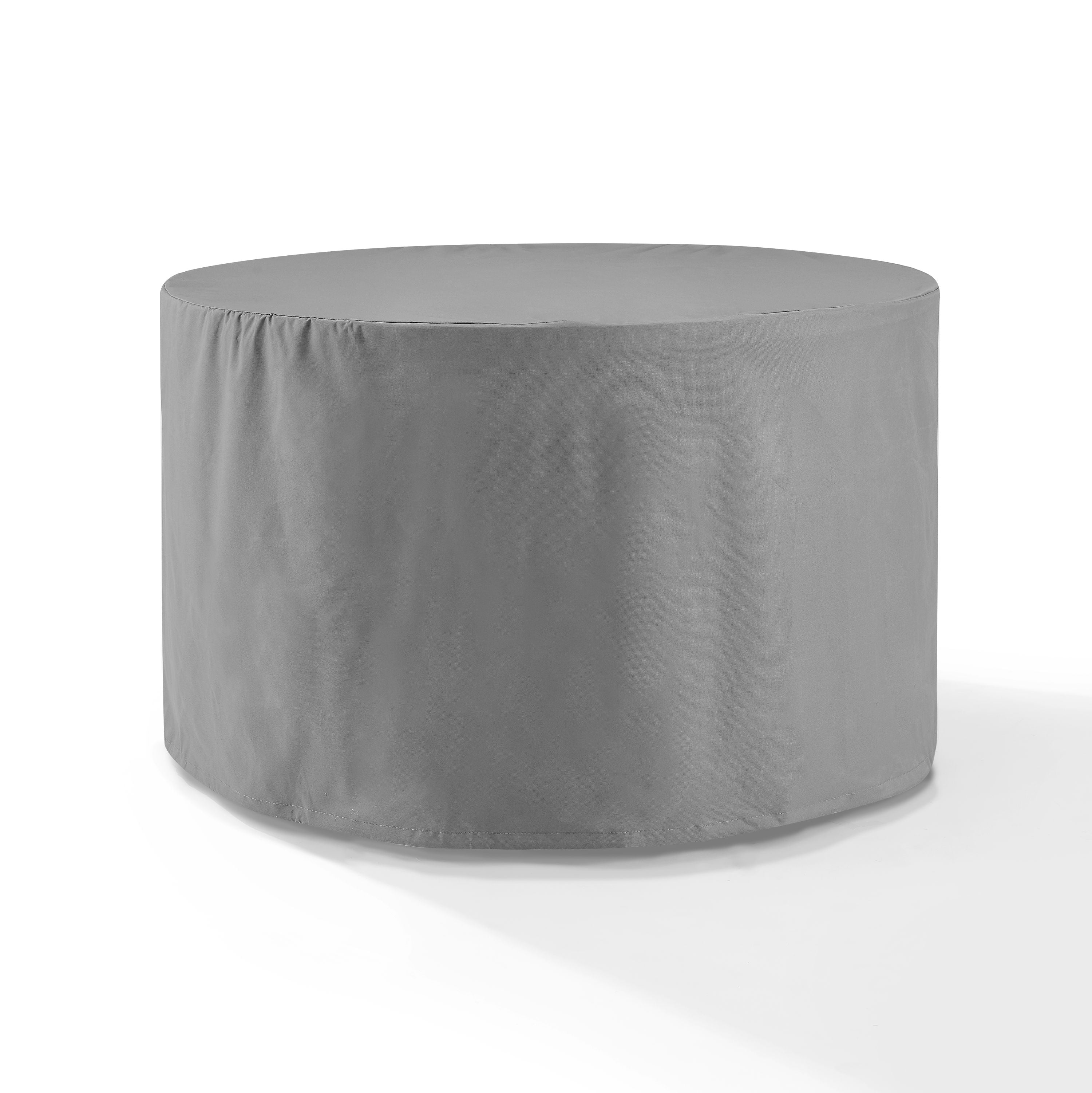 Round Outdoor Dining Table Furniture Cover Gray