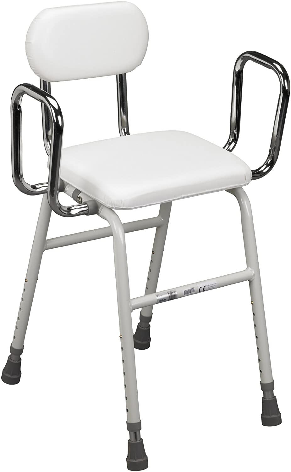 Drive Medical Kitchen Stool, White( Pack of 2 )