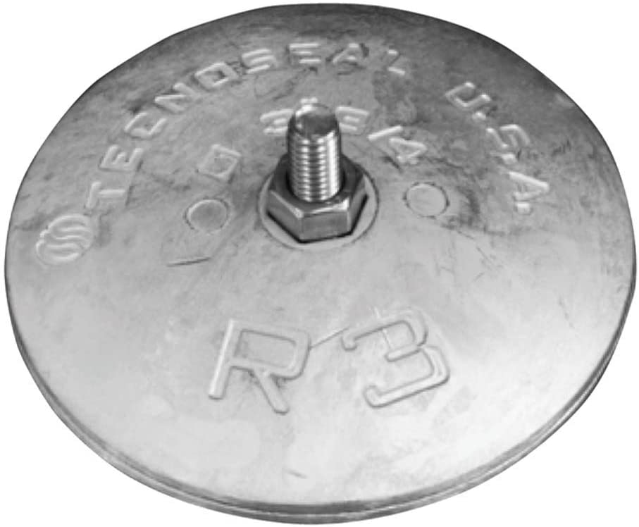 Tecnoseal R3 Rudder Anode - Zinc - 3-3/4' Diameter(Pack Of 2)