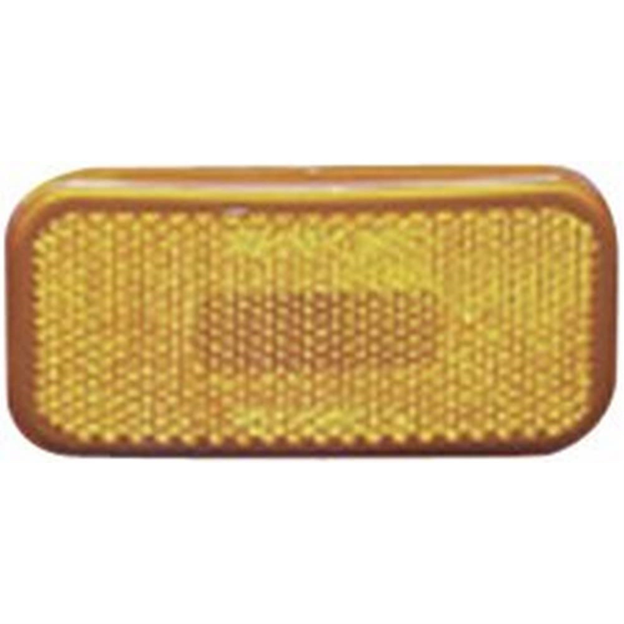 Creative Pro Fasteners Unlimited 003-59 12 V Amber Rectangular Clearance Light With Rounded Corners