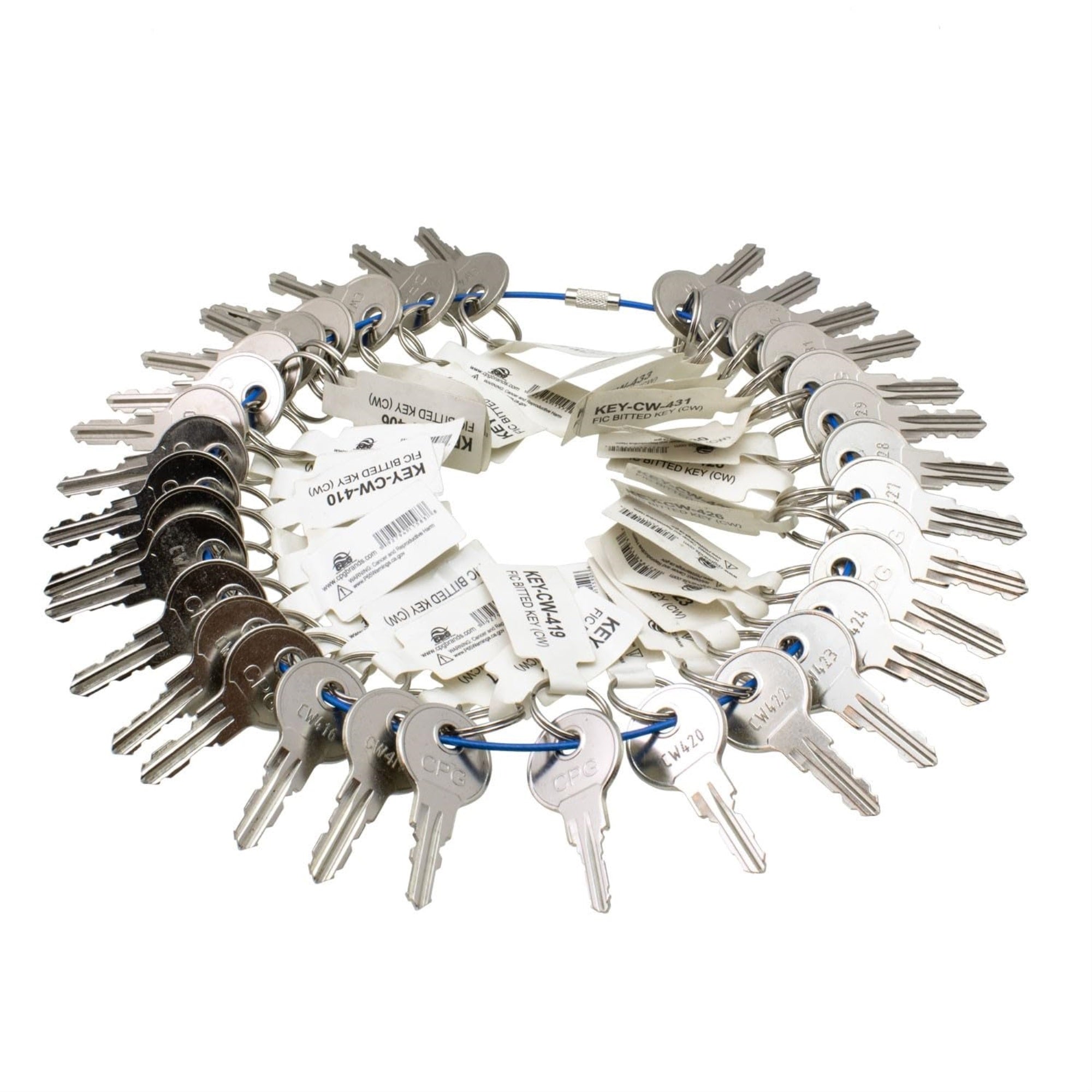 Creative Products Group Key-Cwring Service Key Ring Set - Fic Key Codes 401-434