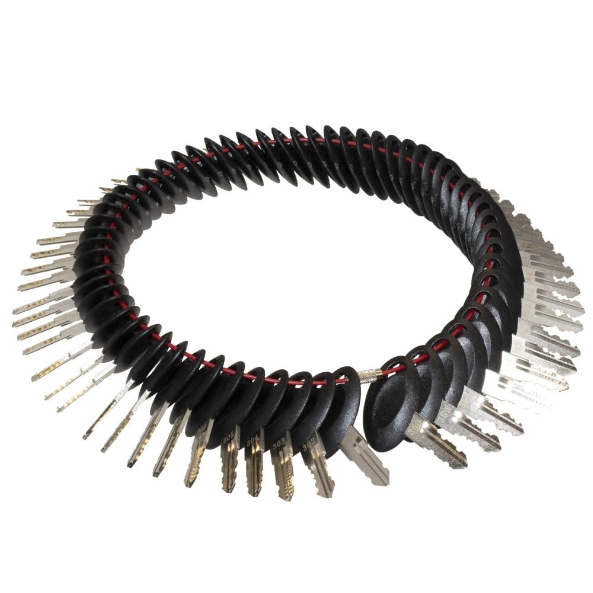 Creative Products Group Key-Rvring Service Key Ring Set - Bauer Key Codes 301-360