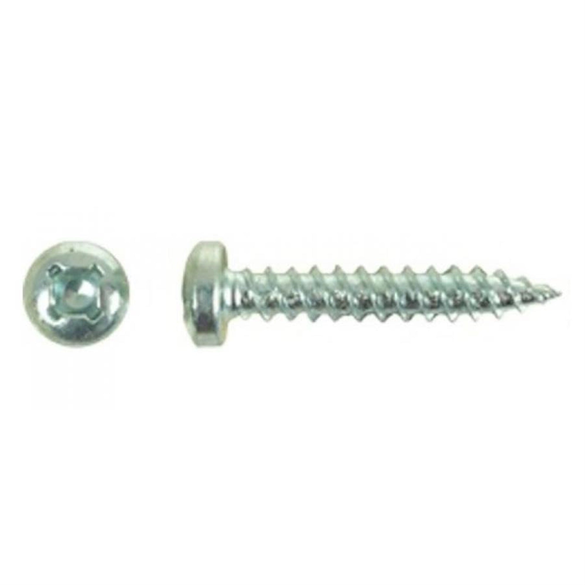 #8 X 1 Pan Quad Screw Fast Thread, Zinc Plated, Quantity 500 Pcs.