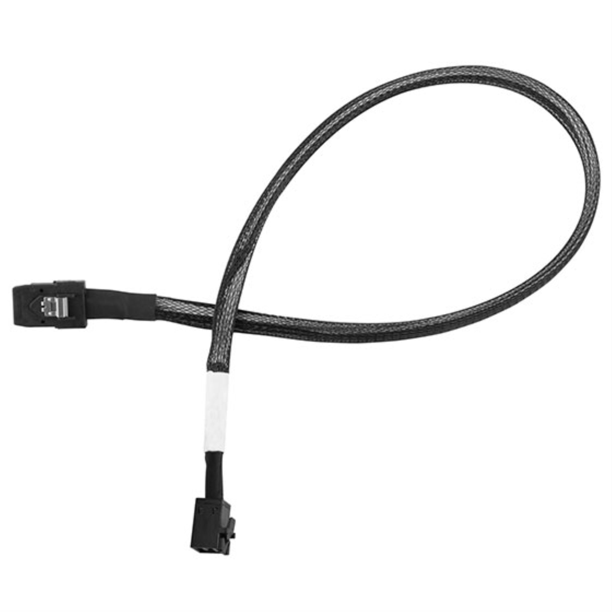 36 Pin Minisas Sff-8643 To Sff 8087 +Sideband Cable 0.6M