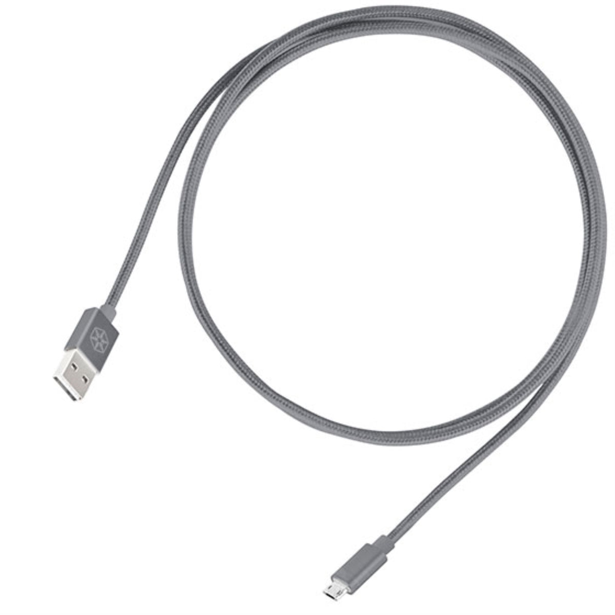 Reversible Usb-A To Reversible Micro-B Cable 0.5 Meter(1.65Ft), Nylon Braided And Aluminum Shell, Gold
