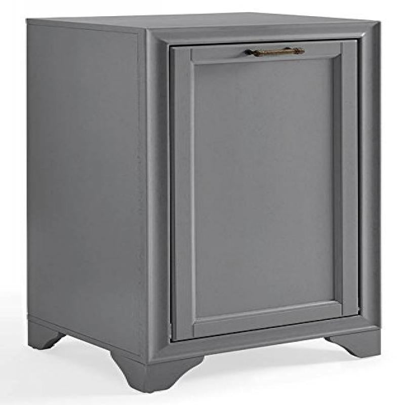 TARA LINEN HAMPER IN VINTAGE GREY