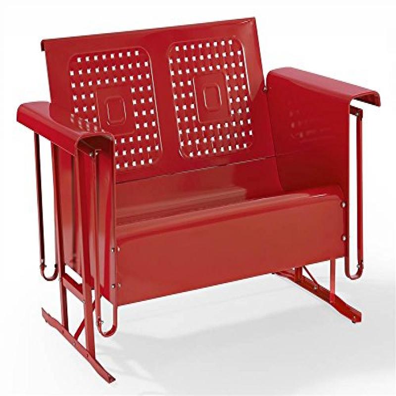 BATES LOVESEAT GLIDER IN RED