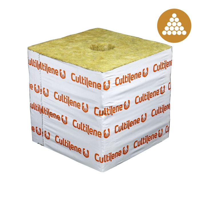 Cultilene 4x4x4 Rockwool Block (144 pieces per case)