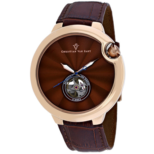 Christian Van Sant Men's Cyclone Automatic - Brown
