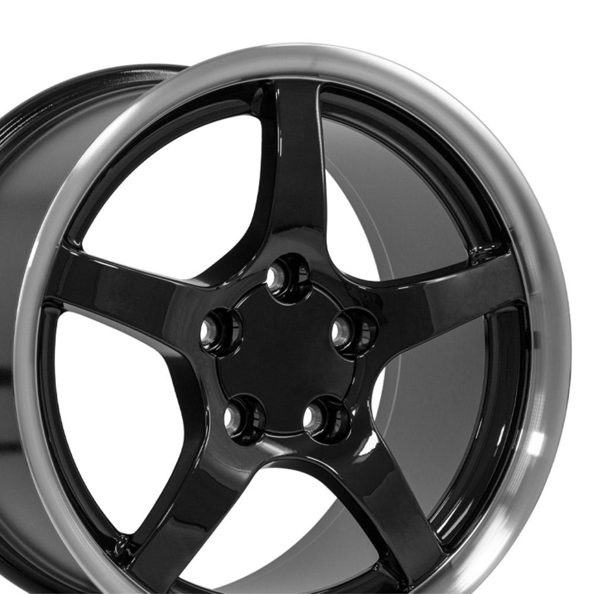17″ Replica CV05 fits Chevrolet Corvette C5 17x9.5 Black