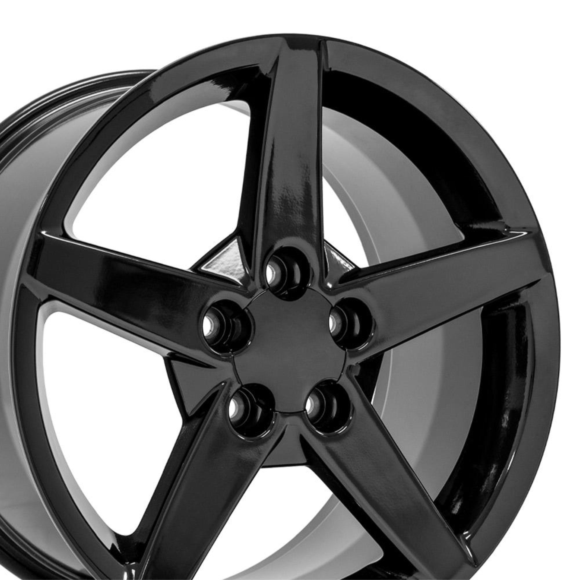18″ Replica CV06 fits Chevrolet Corvette C6 18x9.5 Black
