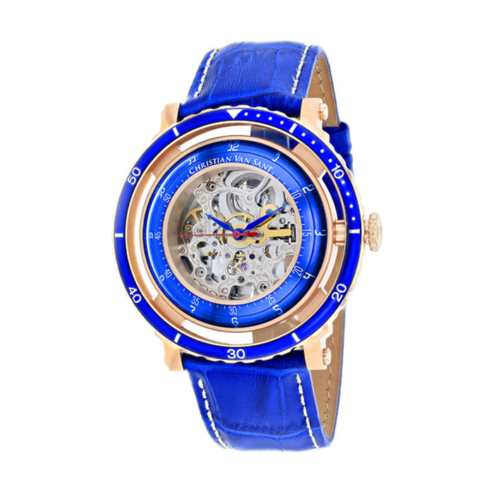 Christian Van Sant Men's Dome - Silver - Automatic Watch