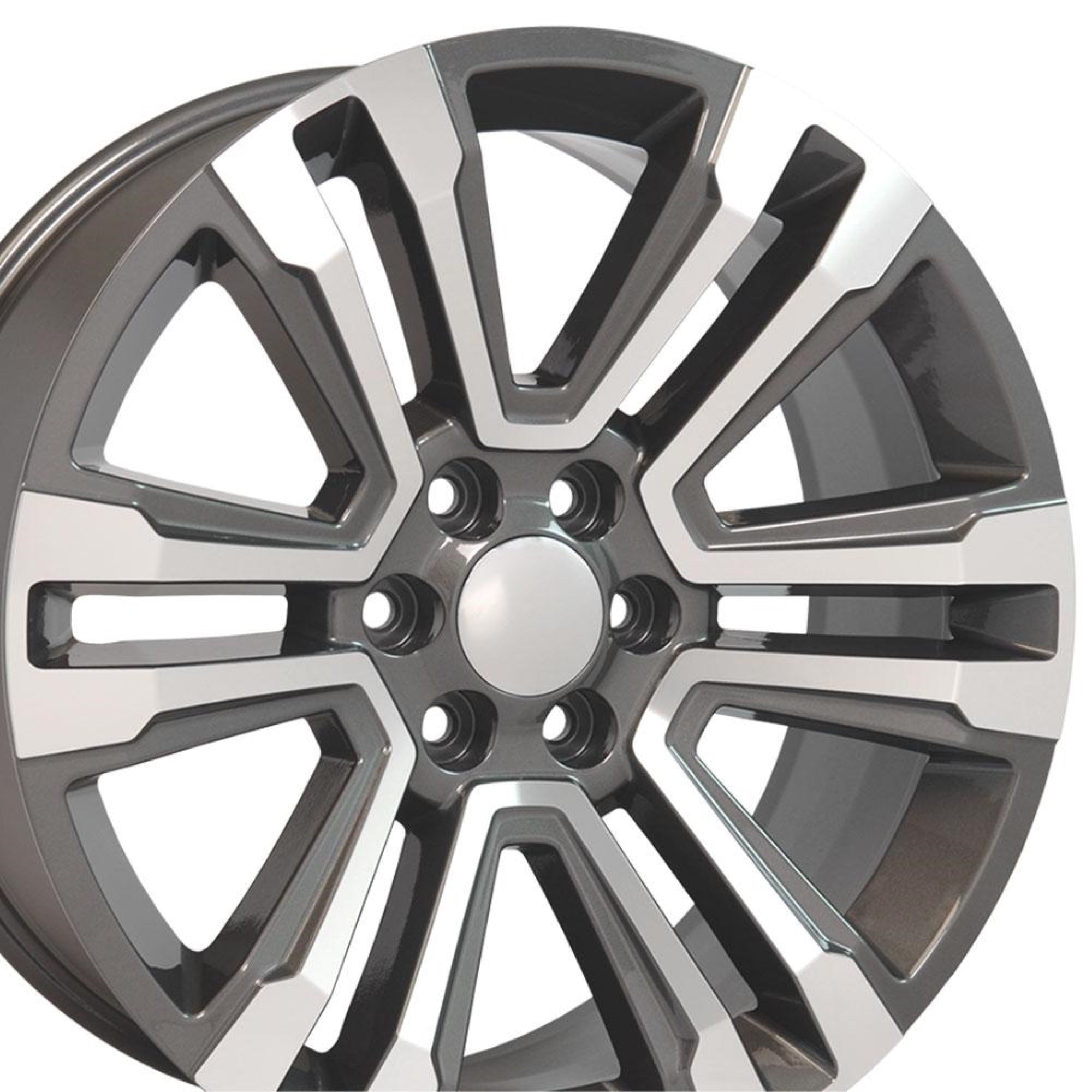 22″ Replica CV44 fits GMC Yukon 22x9 Hyper Mach'd