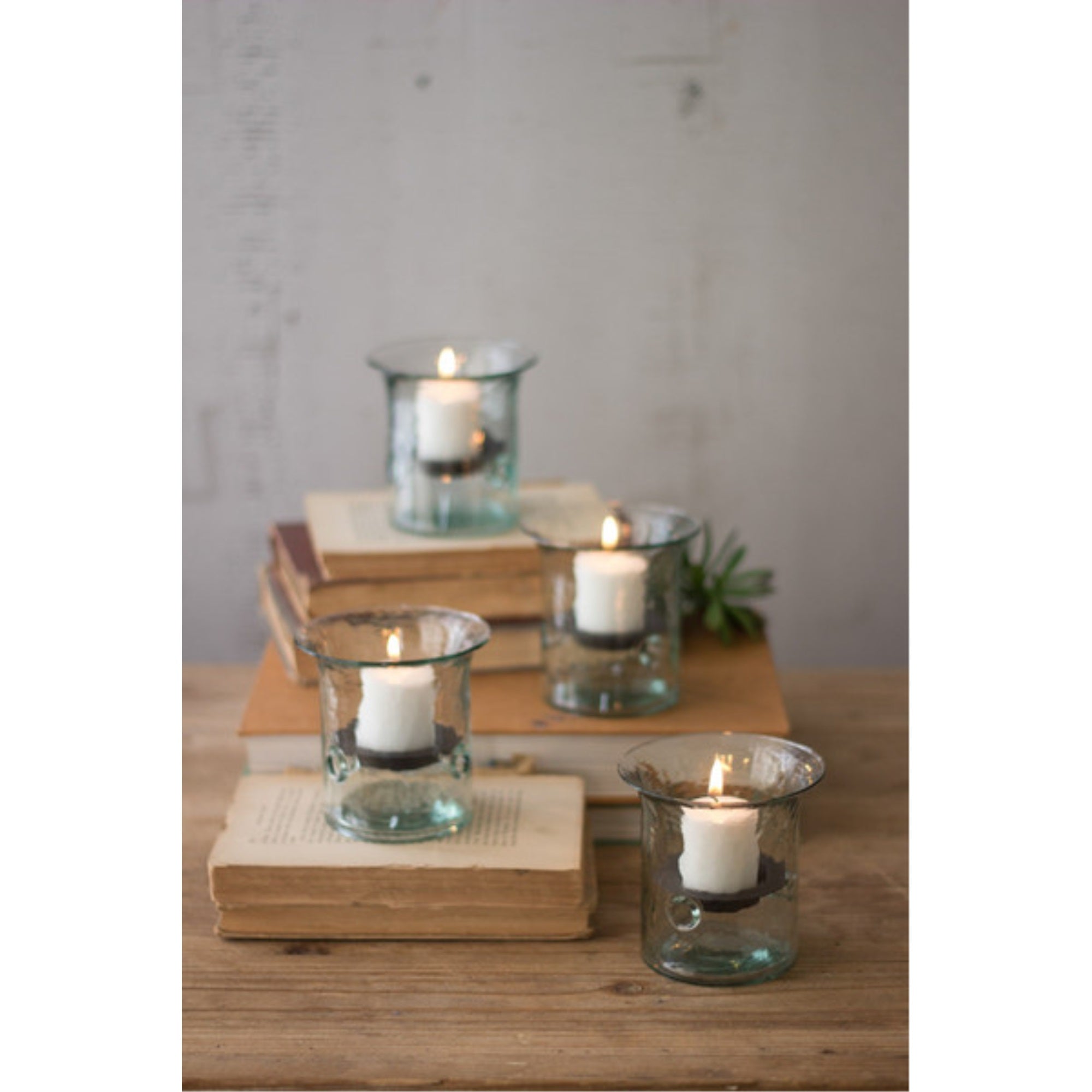 Recycled Glass Mini Votive Cylinder