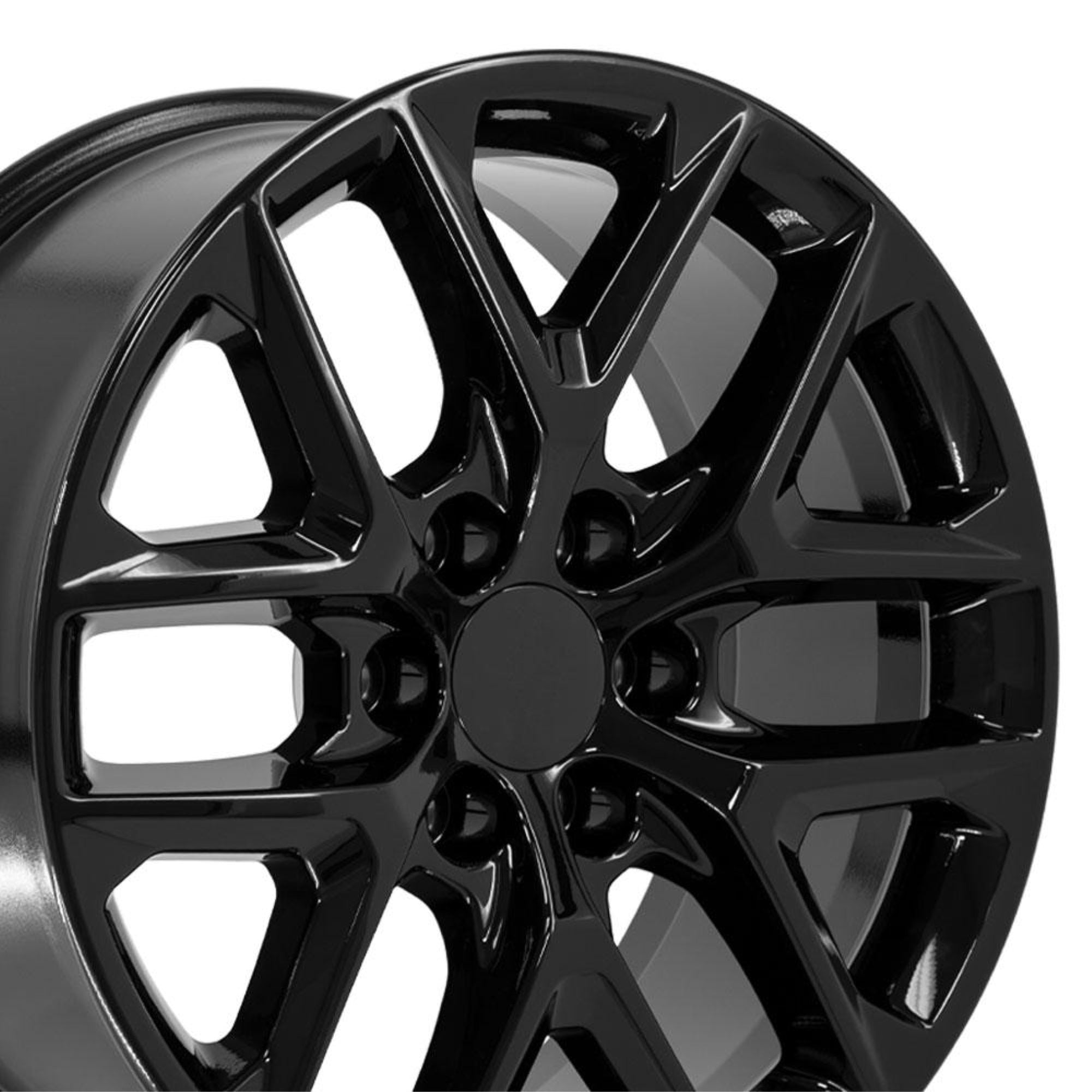 20″ Replica CV62 fits Chevrolet Silverado 20x9 Gloss Black
