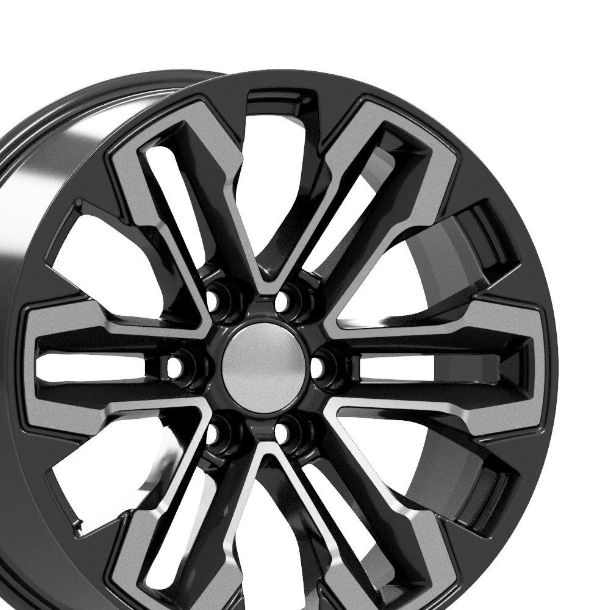 20″ Replica CV69 fits Chevrolet Silverado 20x9 Gloss Black