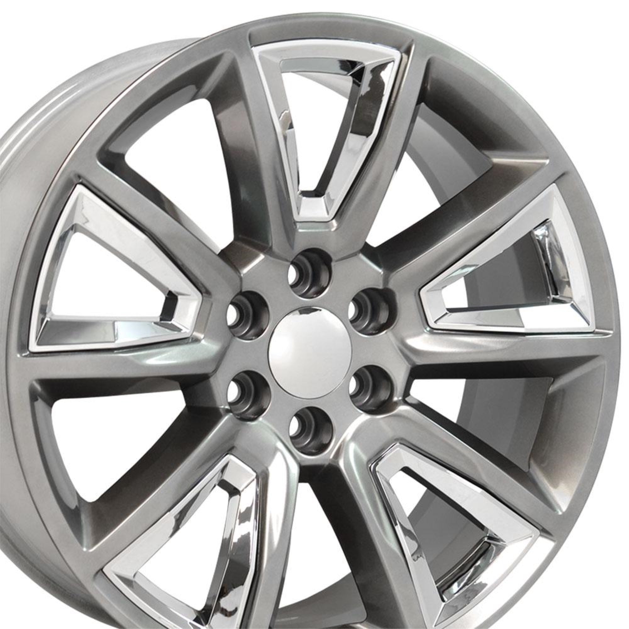 22″ Replica CV73B fits Chevrolet Tahoe 22x9 Hyper w/Chrome
