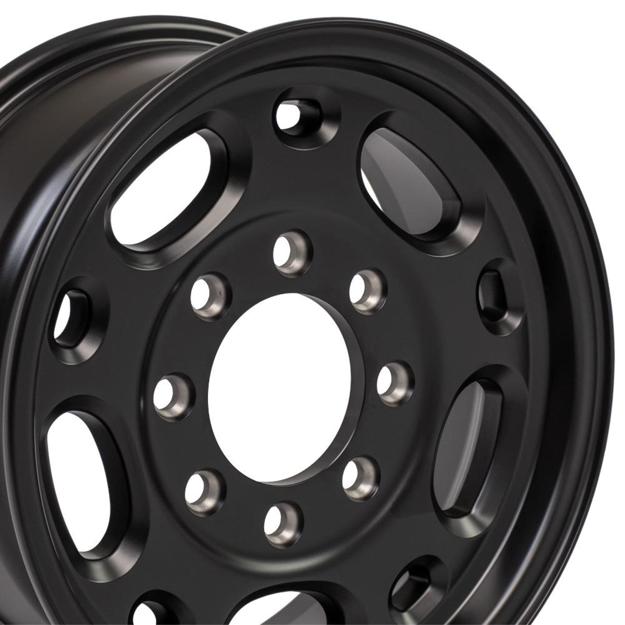 16″ Replica CV82 fits Chevrolet 8 Lug Suburban 16x6.5 Black
