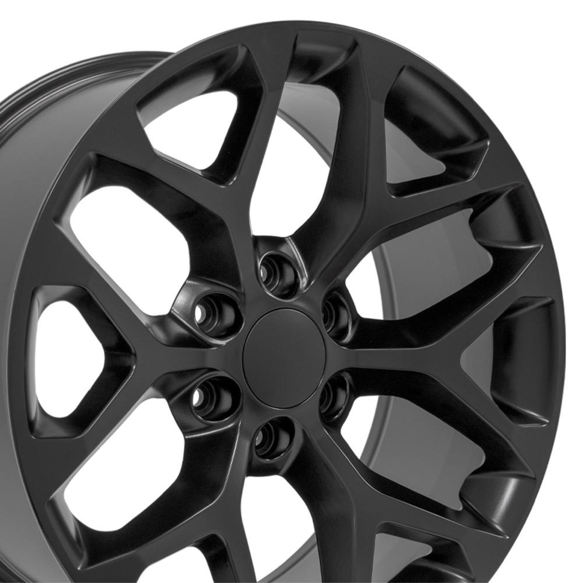 20″ Replica CV98B fits Chevy Silverado 20x9 Satin Black