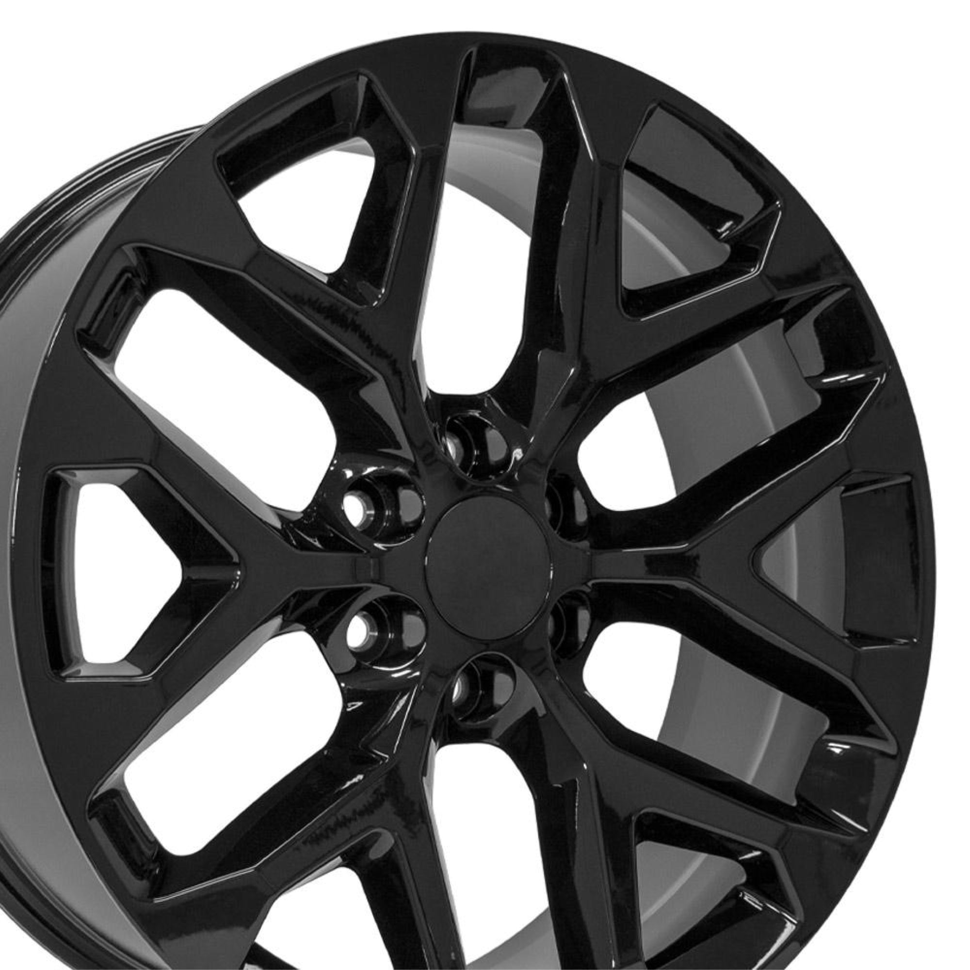 22″ Replica CV98B fits Chevy Silverado 22x9 Gloss Black