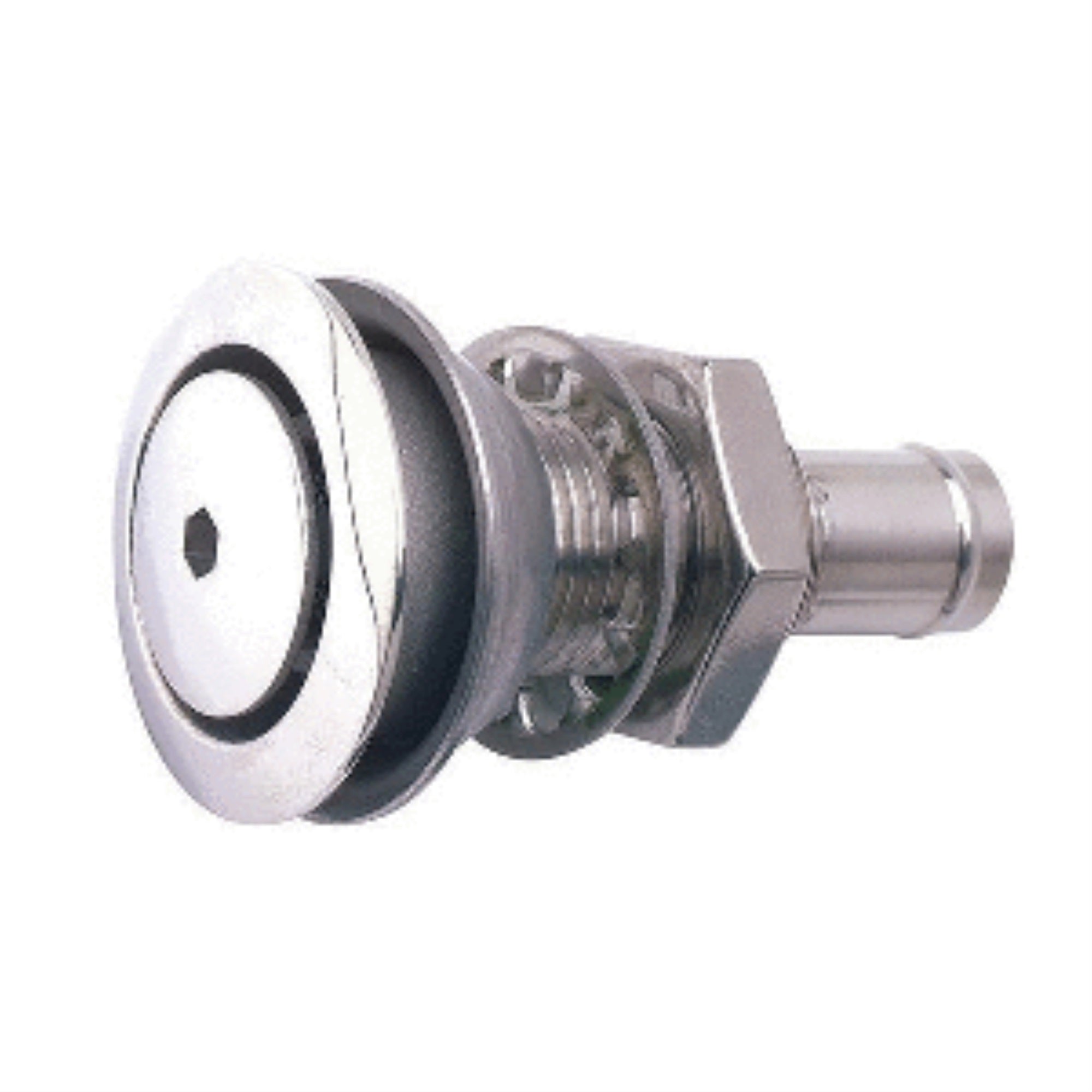 Attwood Straight Flush Mount Fuel Vent 316 Ss