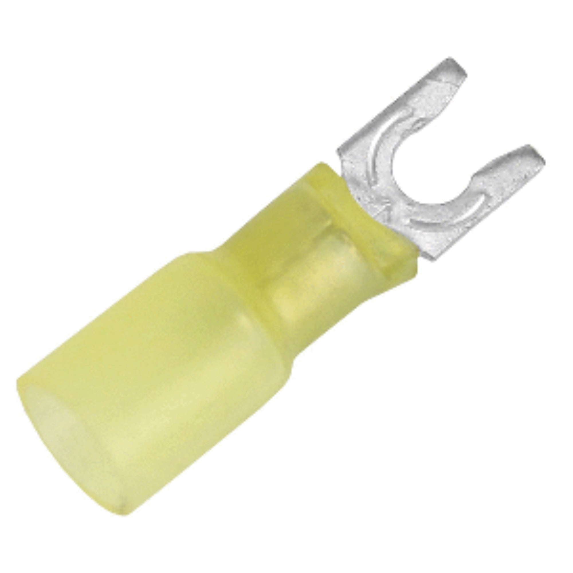 Pacer 12-10 #8 Heat Shrink  Spade Terminal 25 Pc