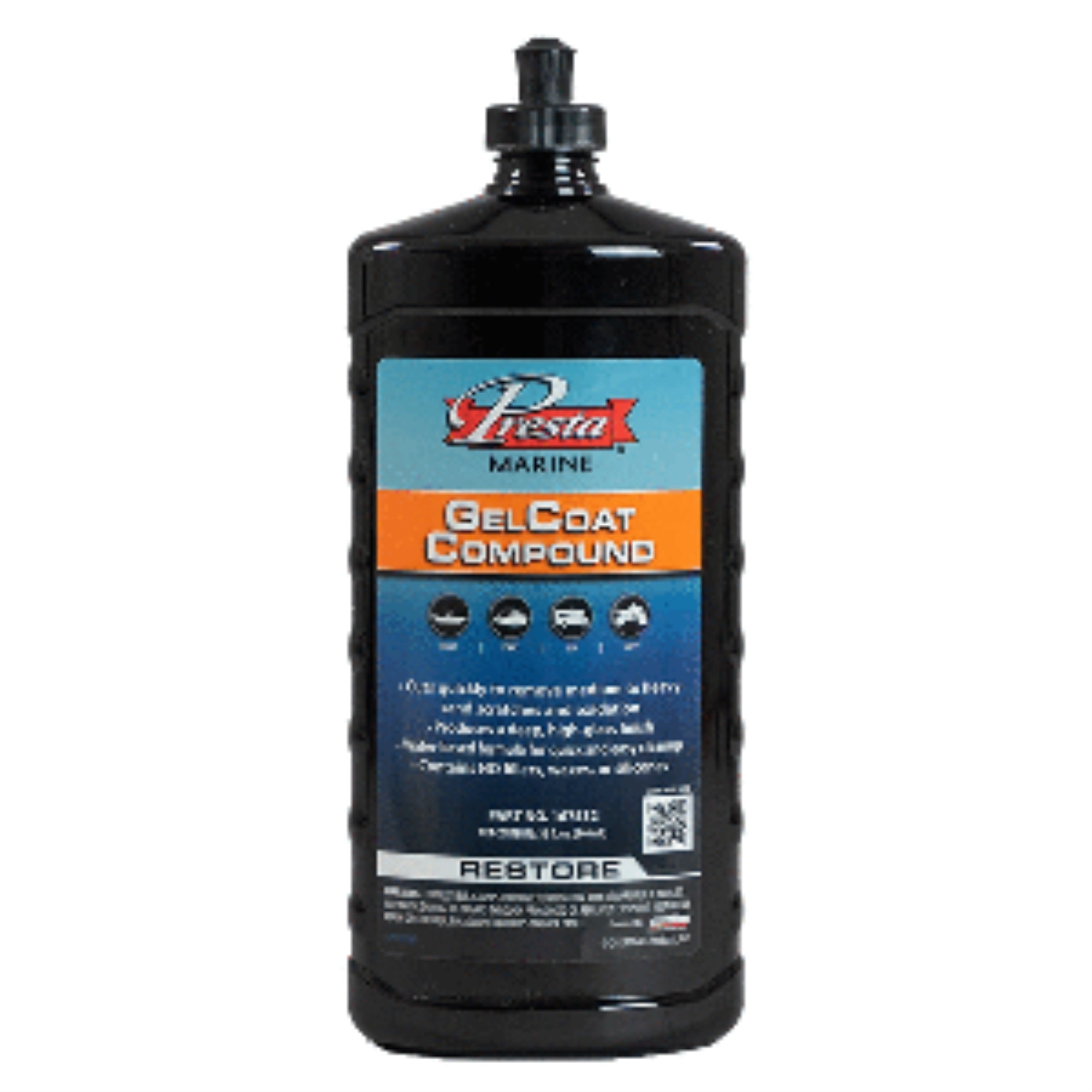 Presta Gel Coat Compound 32 Fl. Oz.