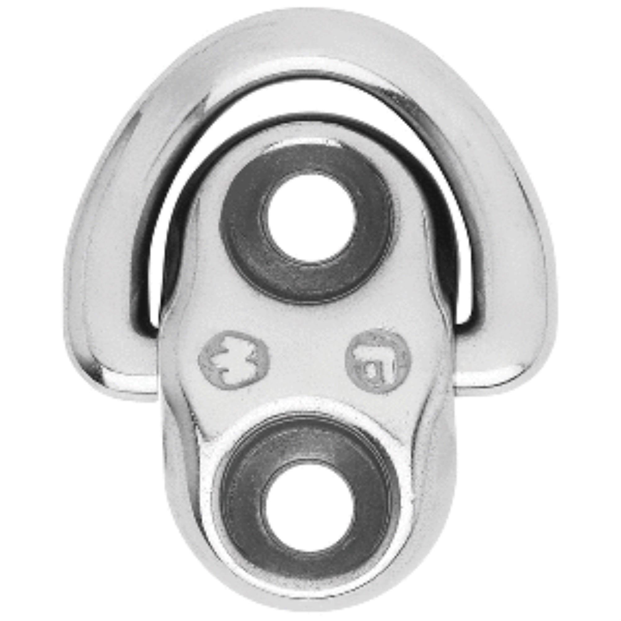 Wichard 1/4 Folding Padeye 2 Fixing Holes