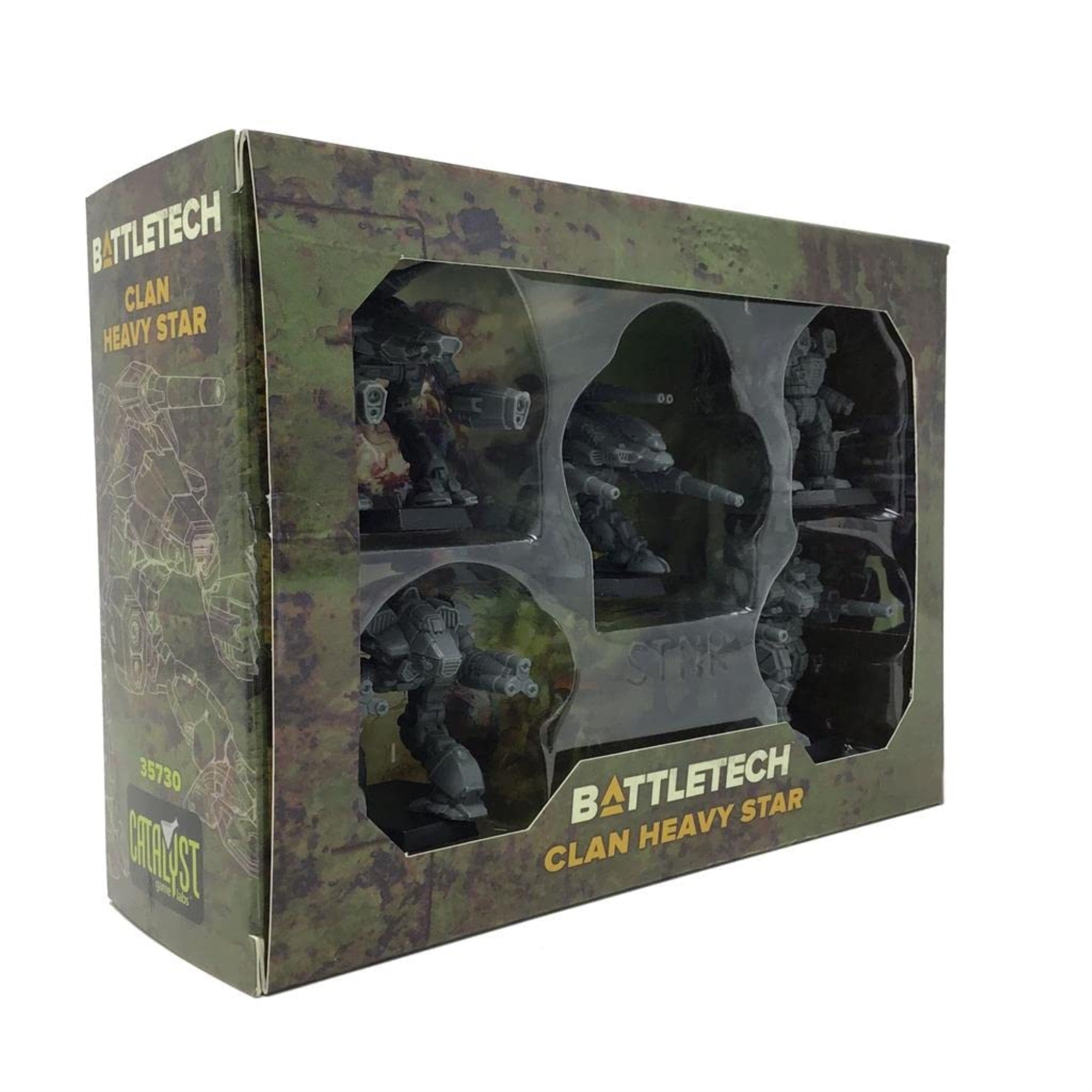 Catalyst Game Labs BattleTech Mini Force Pack: Clan Heavy Star