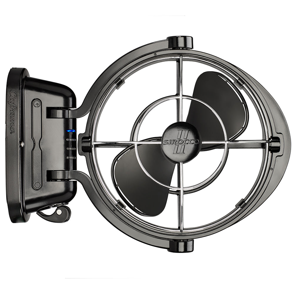 Caframo Sirocco Ii 12-24V 3-Speed 7' Gimbal Fan Black