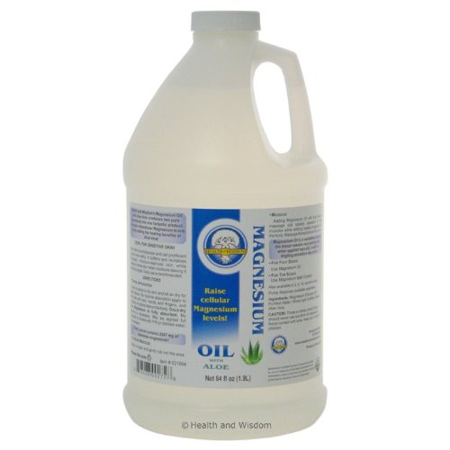 MAGNESIUM OIL USP with ALOE VERA 64 OZ - Pack of 2