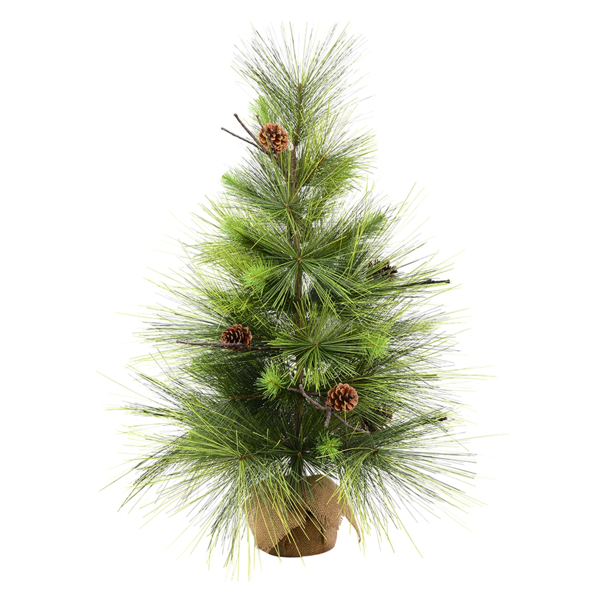 3' x 23” Boulder Pine Tree Burlap Base