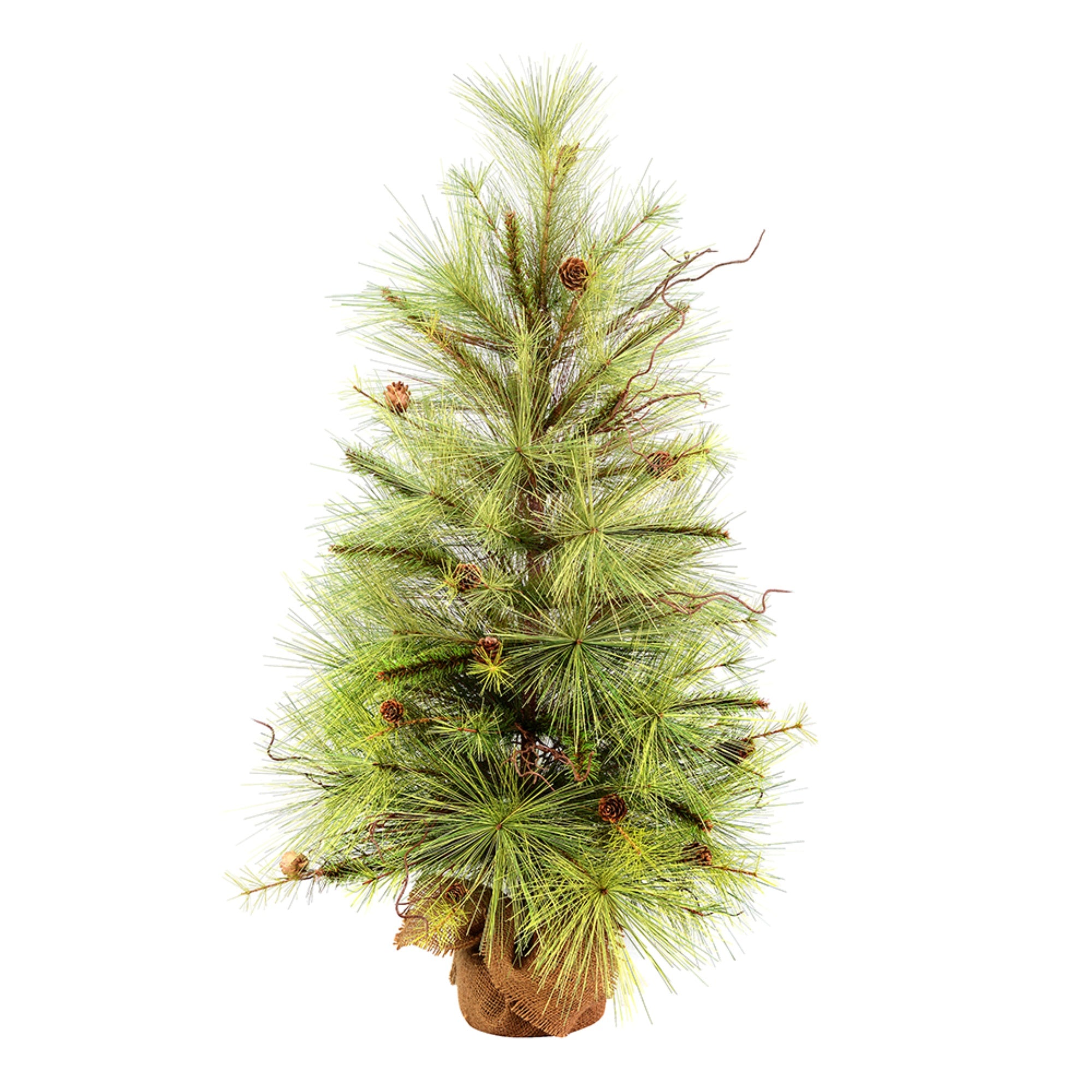 36” Jasper Pine Tree Burlap Base