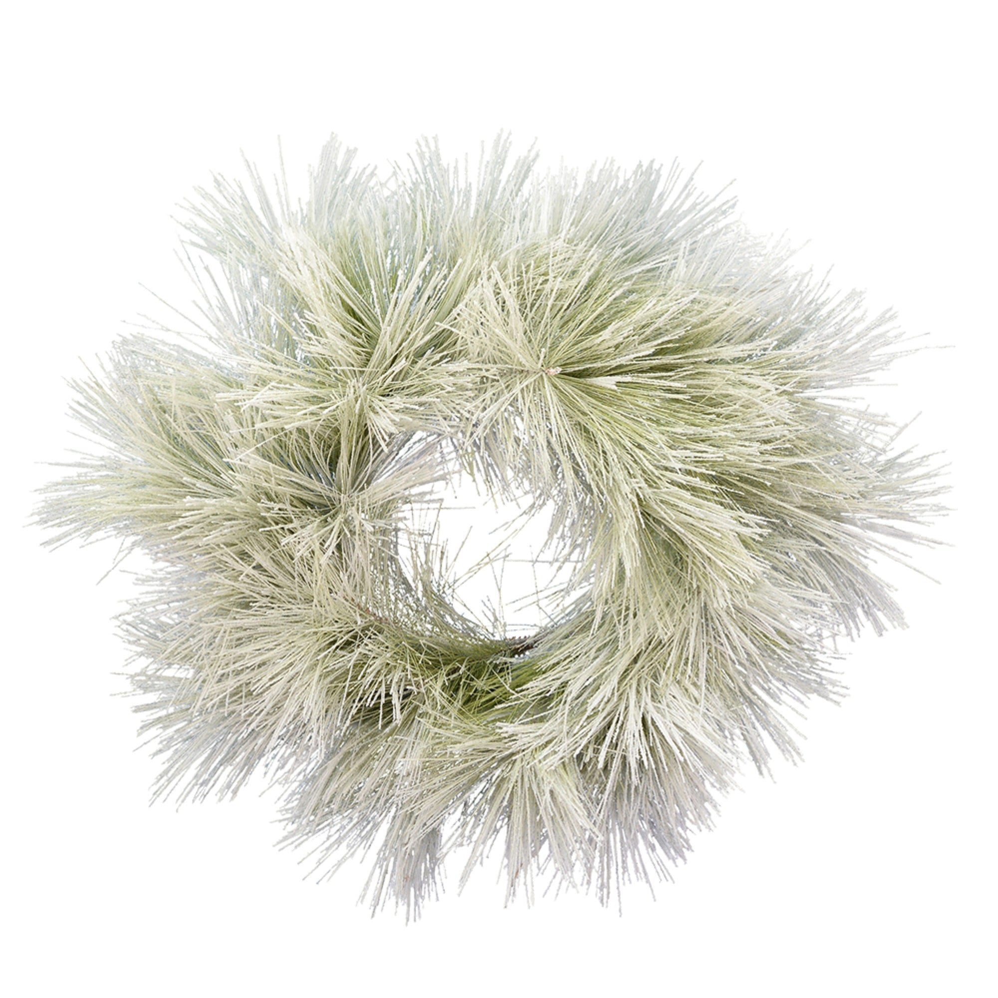 20” Flocked Coutler Pine Wreath