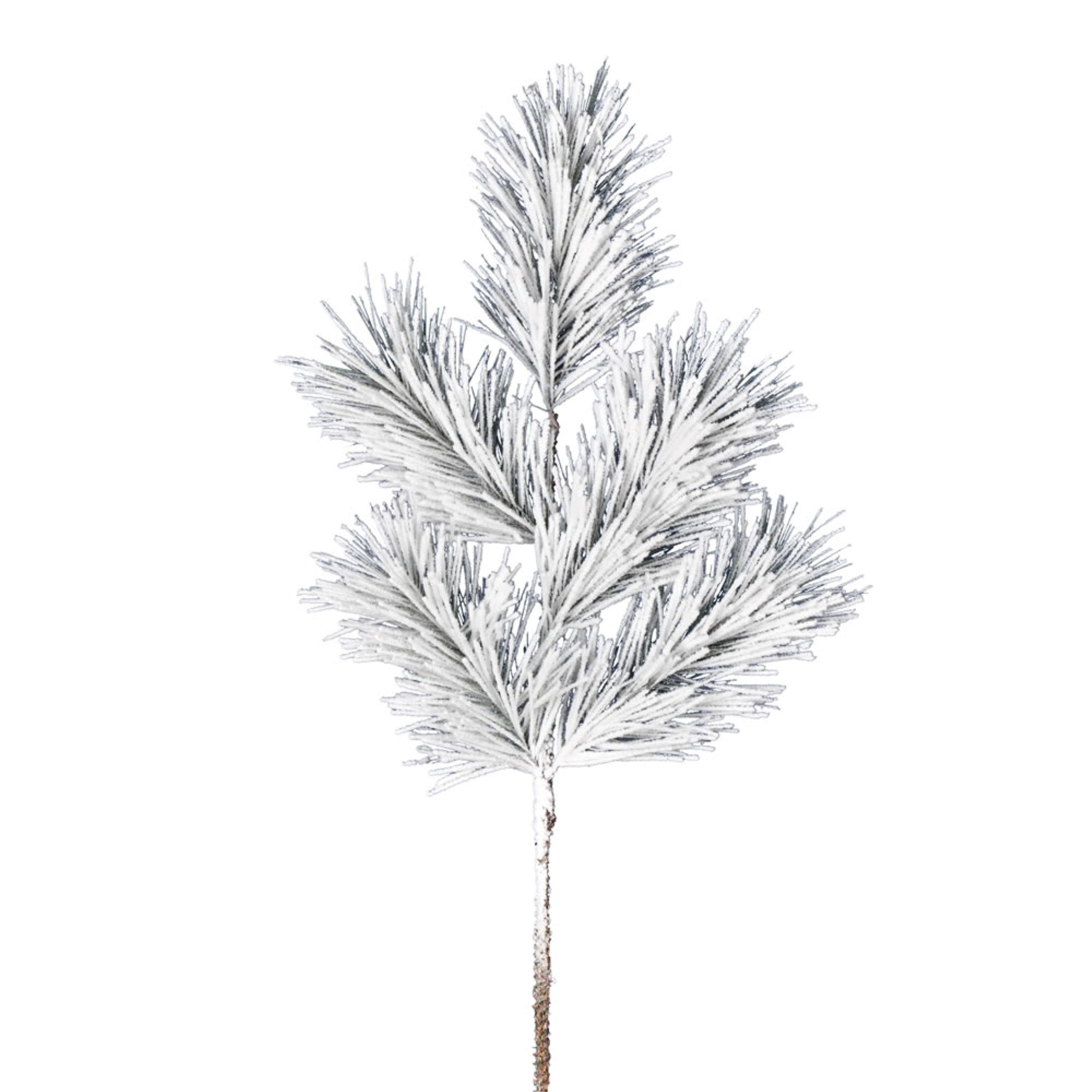30” Frosted Beckett Pine Spray 5Tips 3Pk