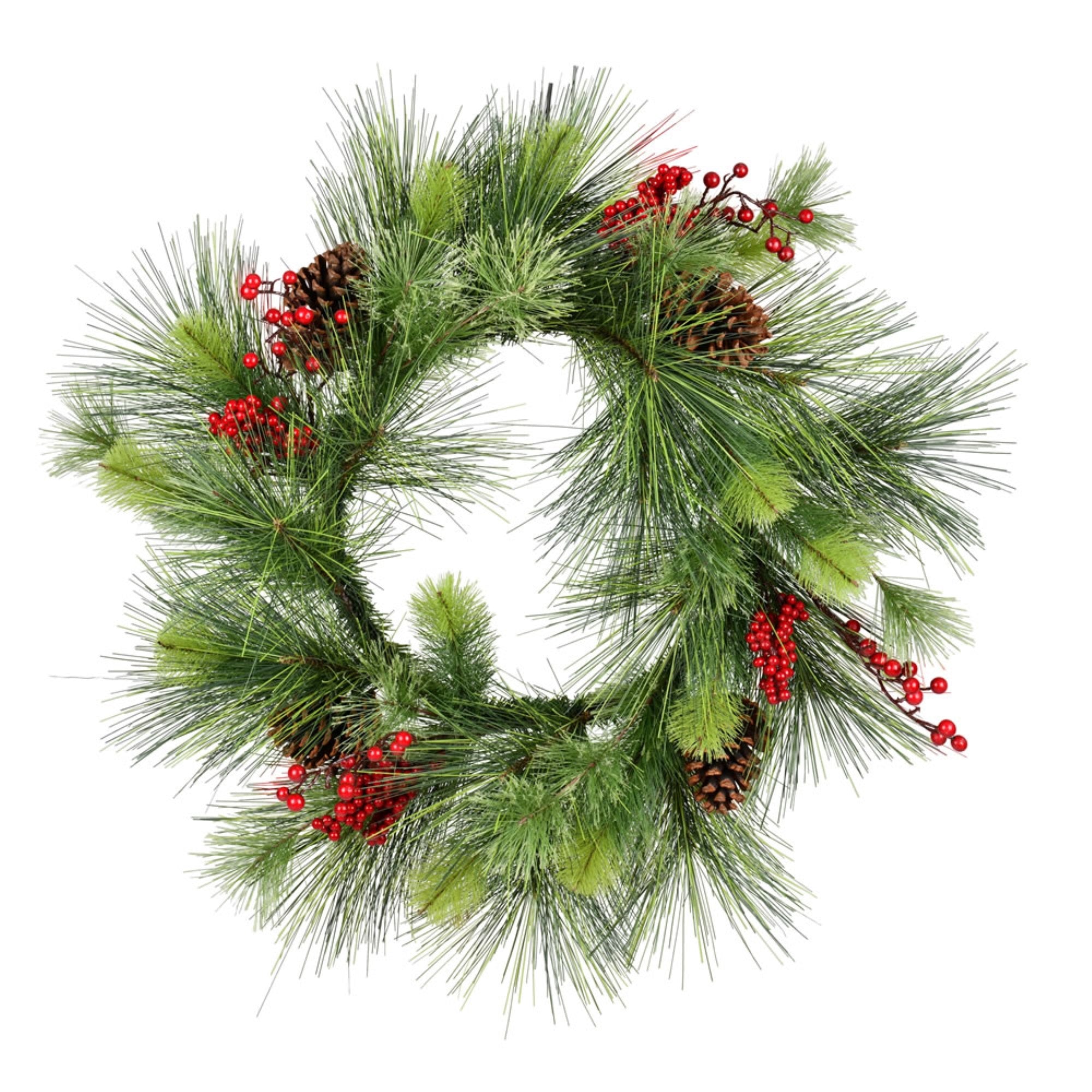 24” Morris Pine Wreath 54Tips