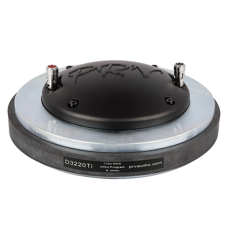Pro Audio Powerful Titanium Compression Driver Features A 2-In Exit Supported By A 3-In Voice Coil Allows For Accurate Reproduction Through 17Khz
