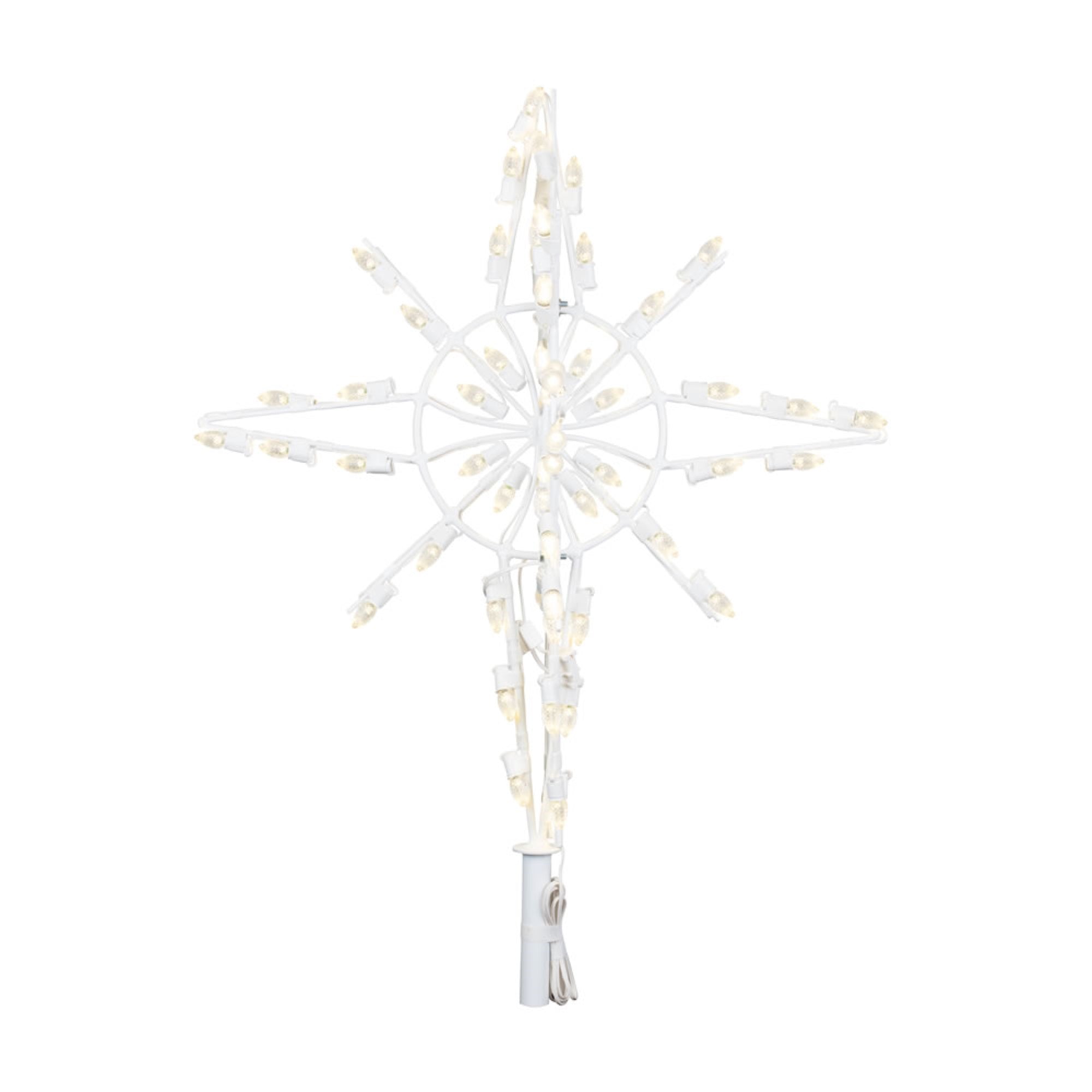 Vickerman 2' Bethlehem Star Christmas Tree Top with 40 Warm White LED Lights
