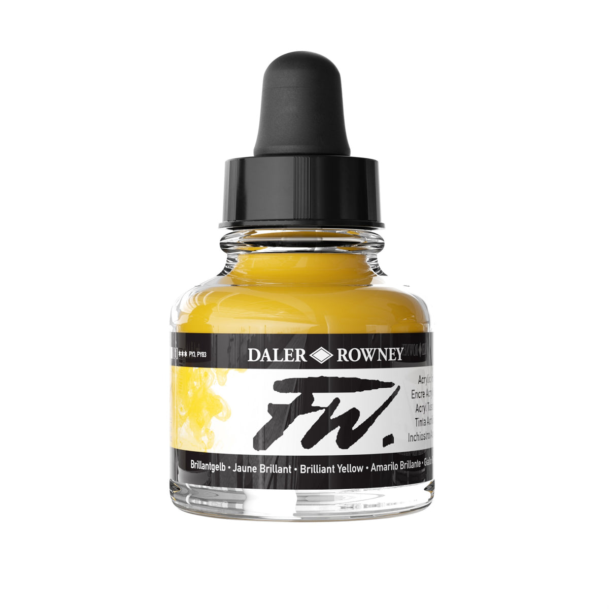 Acrylic Ink 1Oz Brill Yellow