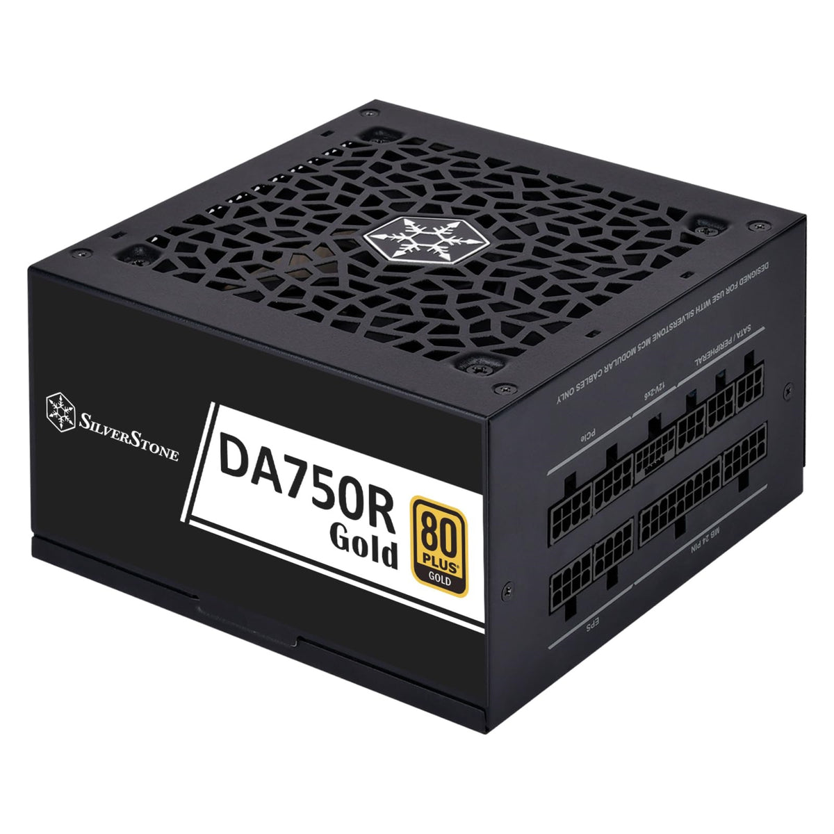 Silverstone Technology Da750R Gold 80 Plus Gold 750W Atx 3.0 & Pcie 5.0 Power Supply, Sst-Da750R-Gma (Sst-Ax0750Mcgd-C)