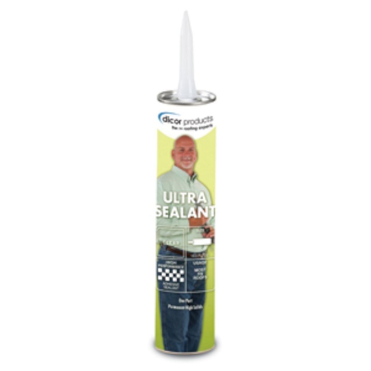 Dicor 610Saslw1 White Roof Lap Sealant - 10.3 Oz. Tube