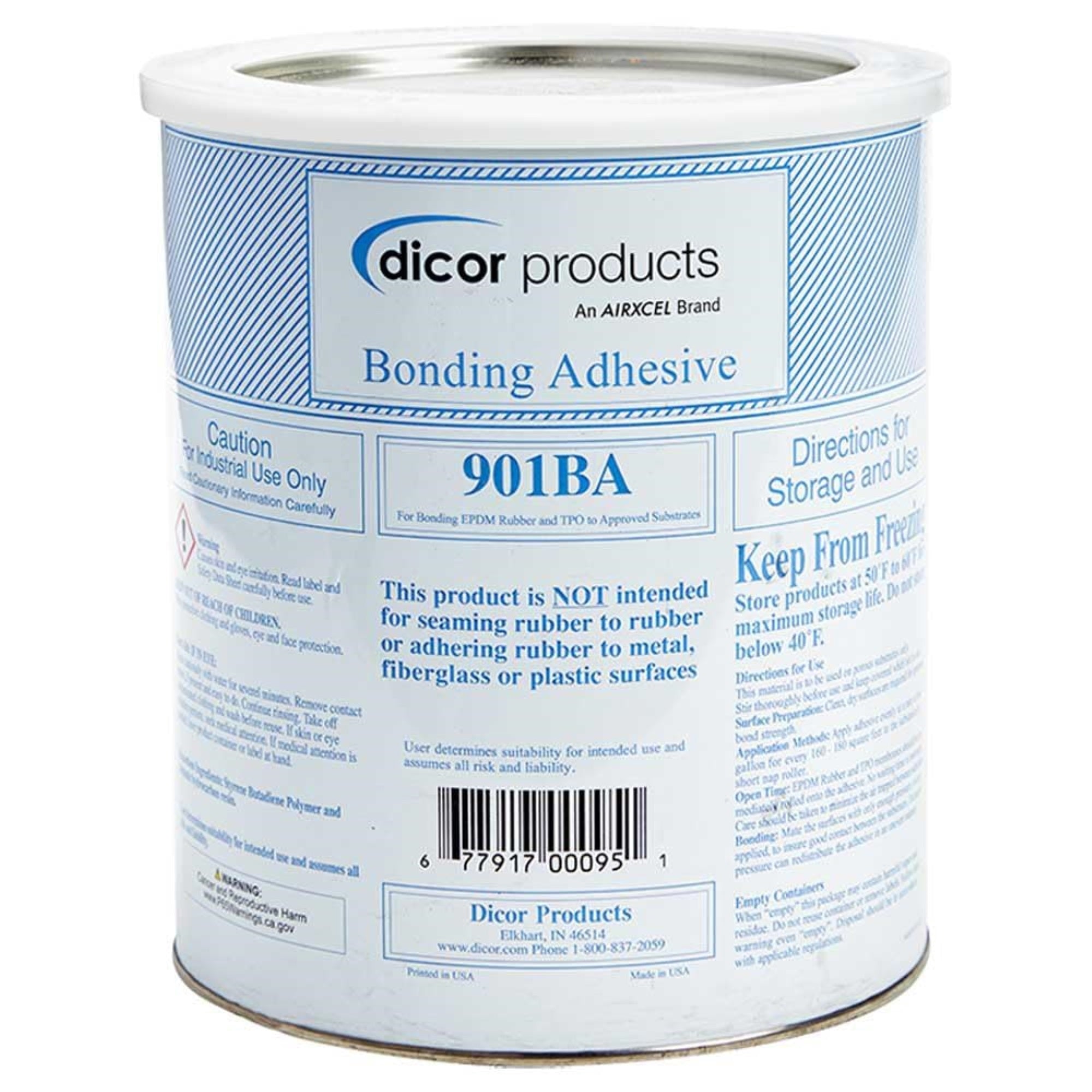 Dicor Rv Epdm Rubber Roof System Water-Based Adhesive