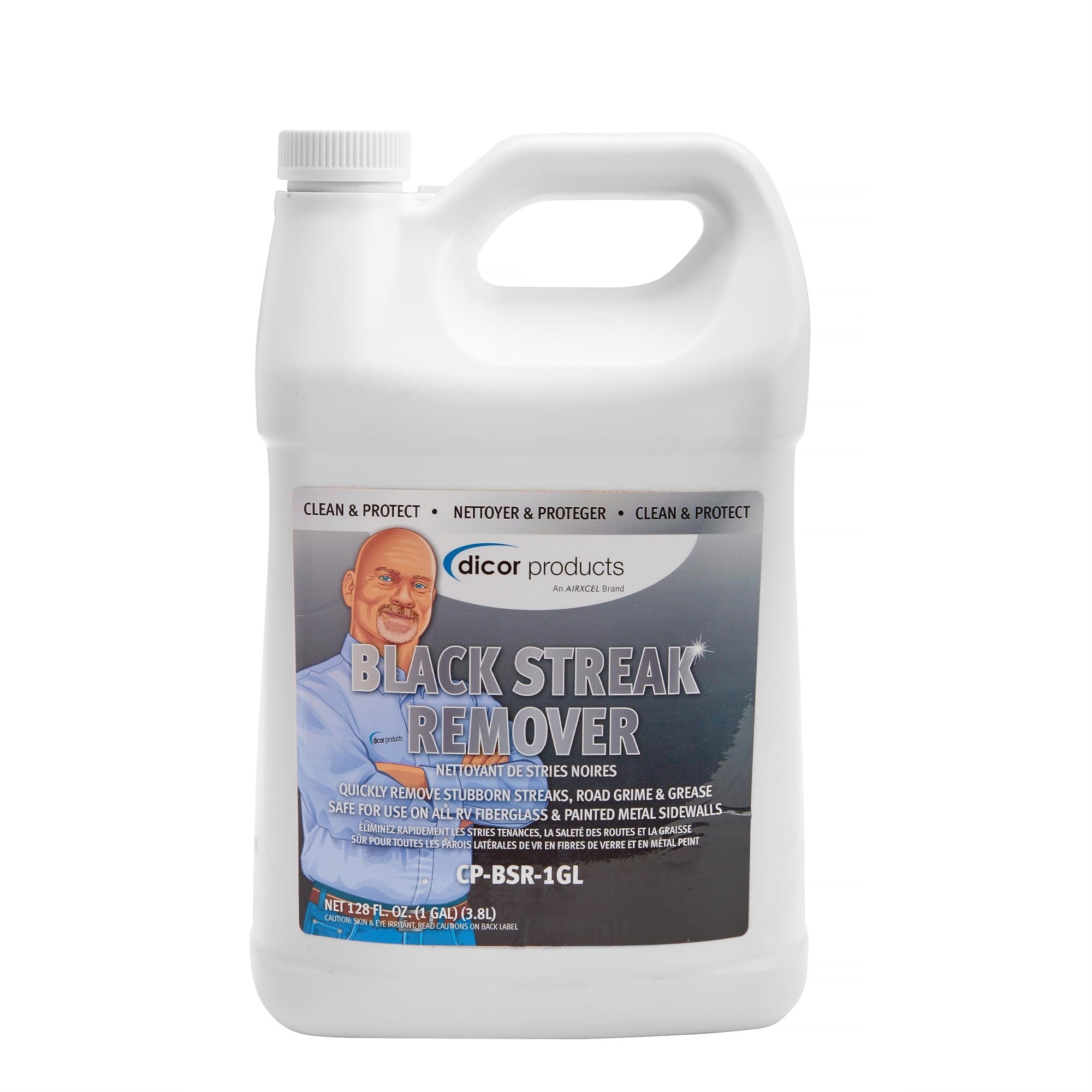 Dicor Cp-Bsr-1Gl Rv Black Streak Remover - Powerful Formula For Effective Cleaning - 1 Gallon - Black And White