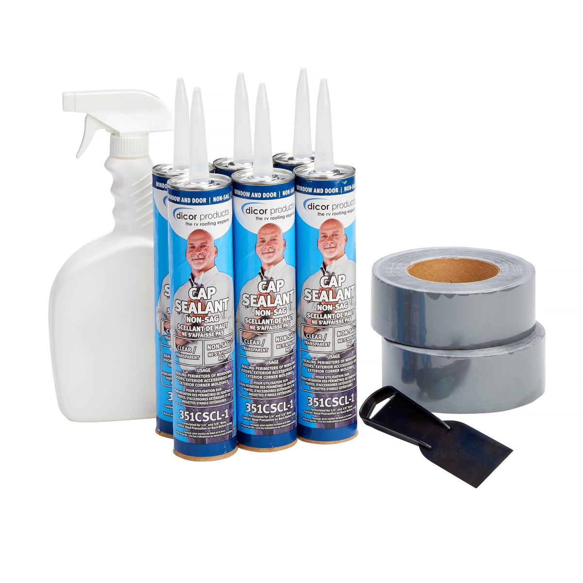 Dicor Cs200Kit Seal-Tite Corner Seal Kit - 2' X 50' - Easy Solution For Sealing Rv Corner Joints