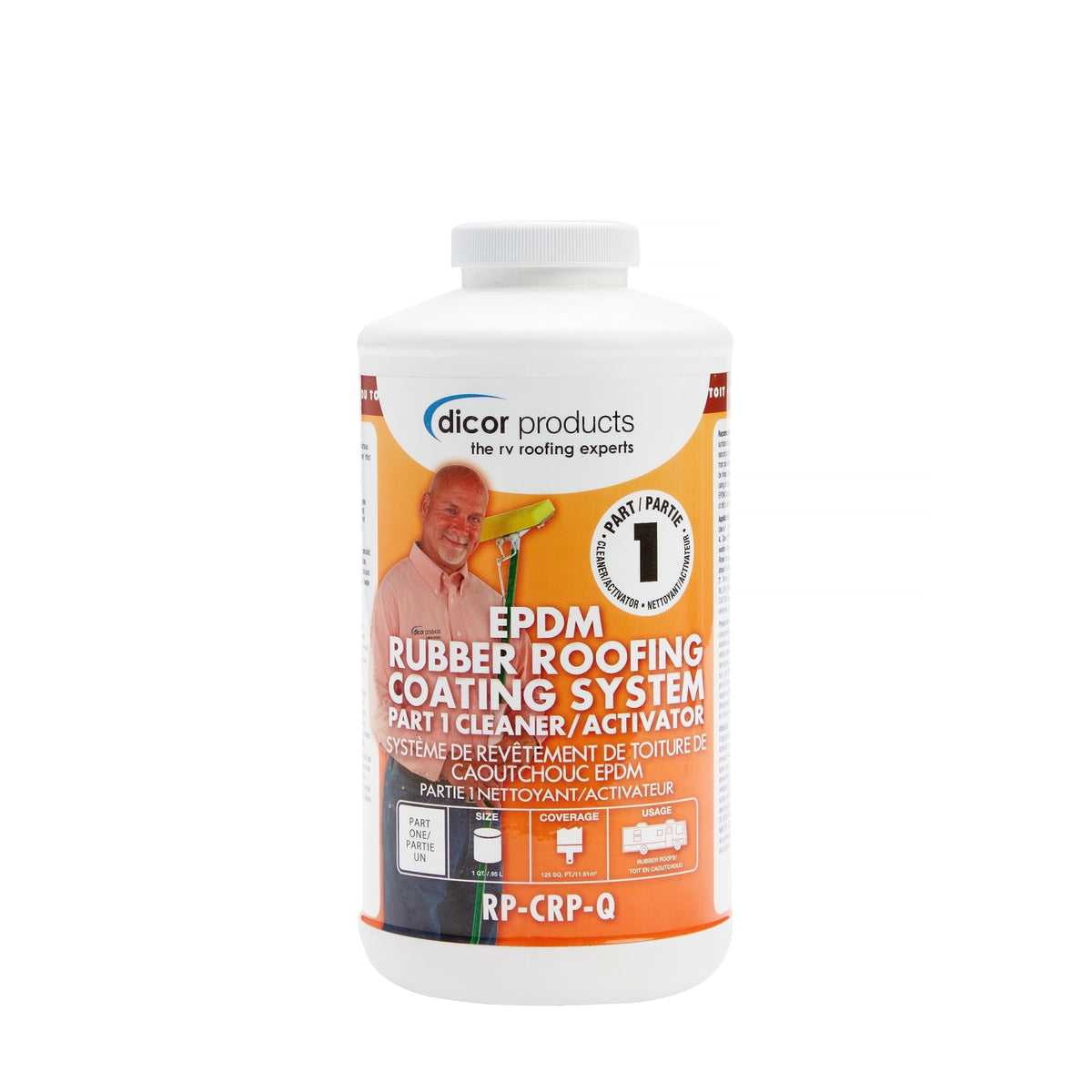 Dicor Rp-Crp-Q Epdm Rubber Roof Coating System - 1 Quart Roof Cleaner/Activator
