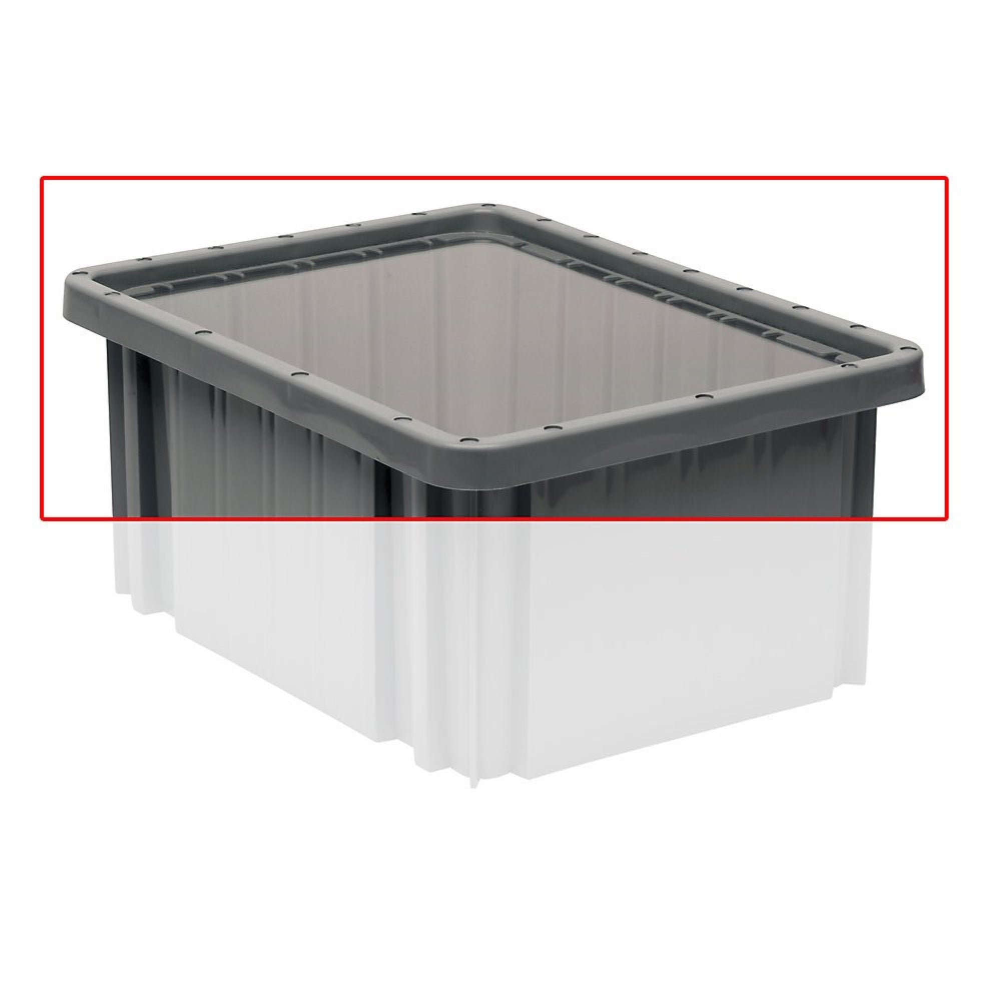 Quantum Storage Systems Dust Cover Inlay, for use with DG91025, DG91035 and DG91050, clear, Made in USA , (Pack of 10)