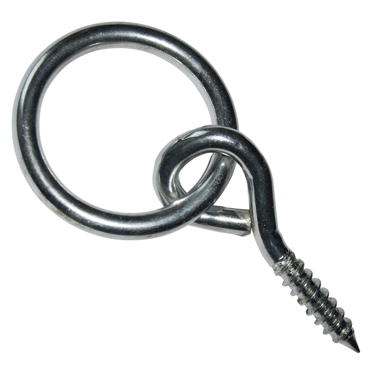 Dock Edge Galvanized Screw-In Dock Ring, 2 X 5/16', 1200Lb, Zinc Plated,Metal